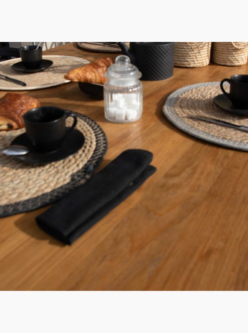 Tapete de mesa redondo em juta rígida - Kiabi