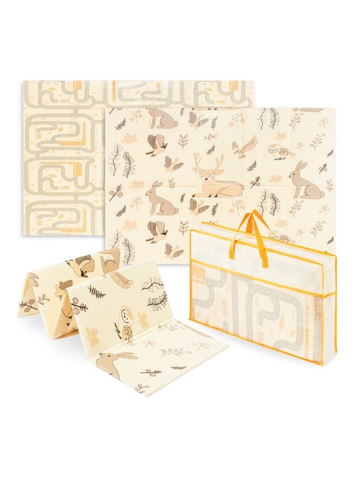 Tapete dobrável de espuma dupla face magic forest/autumn streets 180x120x1 cm - Kiabi Tapete dobrável de espuma dupla face magic forest/autumn streets 180x120x1 cm - Kiabi