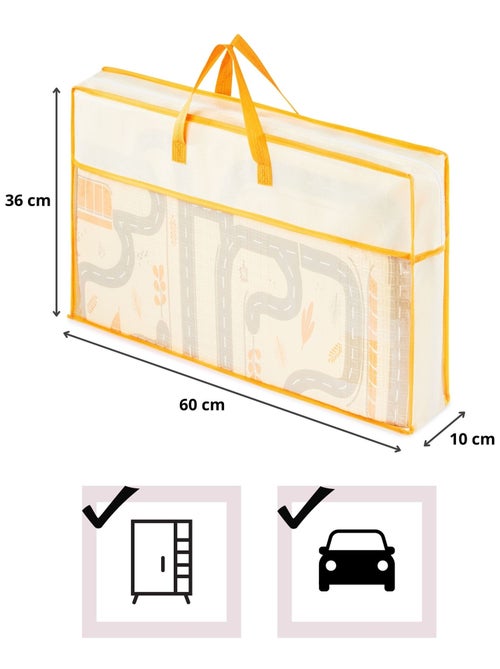 Tapete dobrável de espuma dupla face magic forest/autumn streets 180x120x1 cm - Kiabi Tapete dobrável de espuma dupla face magic forest/autumn streets 180x120x1 cm - Kiabi