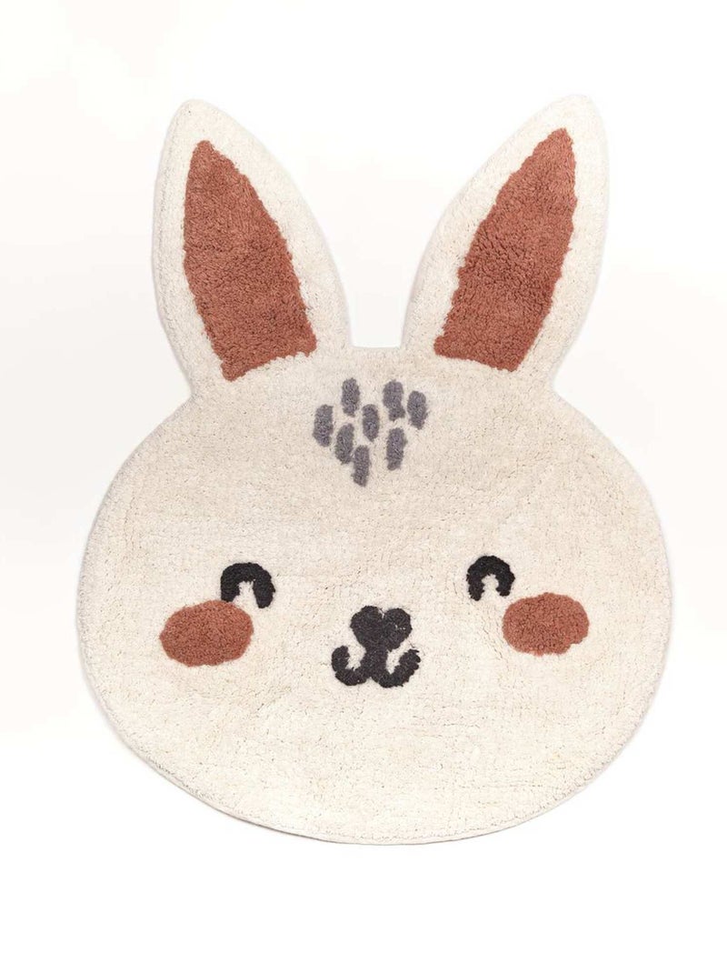 Tapete em forma de 'leopardo' BRANCO - Kiabi