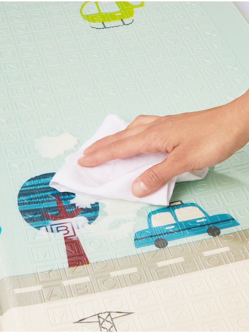 Tapete infantil xxl dupla face em espuma xpe, dobrável e antiderrapante Multicolorido - Kiabi