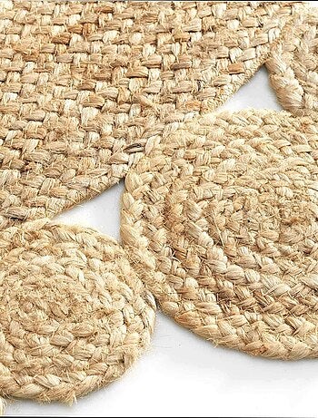 Tapete jute ajouré cordou promo linge
