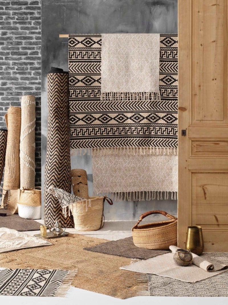 Tapete jute kalinda douceur d'intérieur Bege - Kiabi
