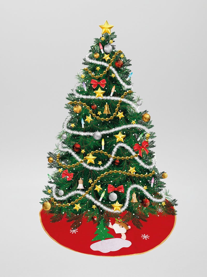 Tapete para árvore de Natal Vermelho - Kiabi