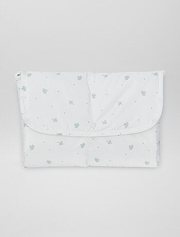 Mala de maternidade estampada - BRANCO - Kiabi - 8.00€