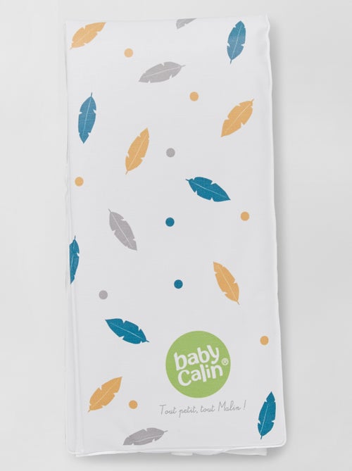 Tapete para mudar a fralda estampado 'penas' - Kiabi