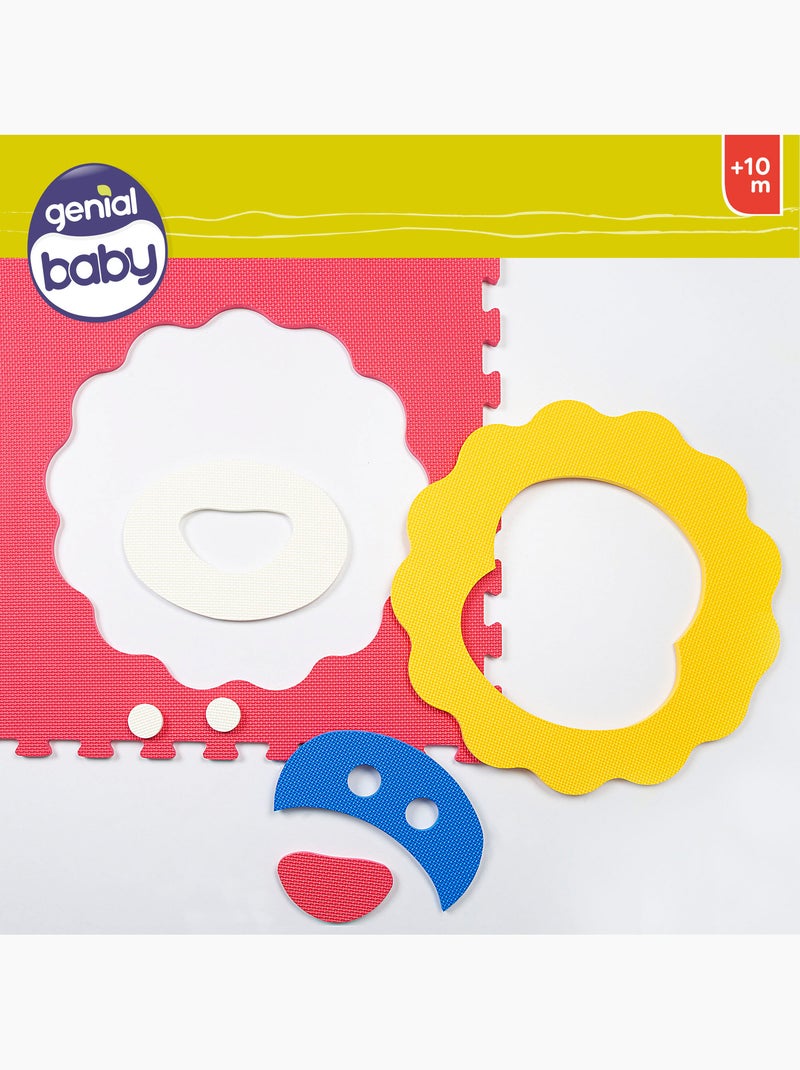 Tapete puzzle de animais para bebé c'baby 4 peças de espuma de borracha c'baby N/D - Kiabi