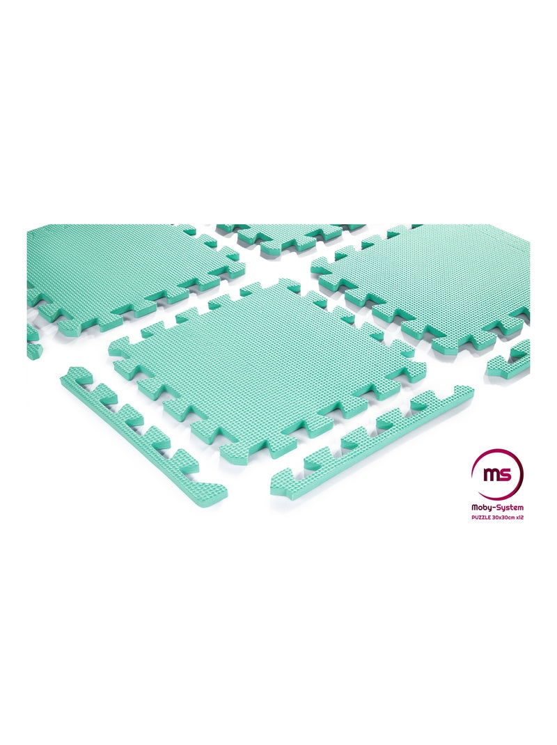 Tapete puzzle de espuma eva 120 x 90 cm com 1,2 cm de espessura Multicolorido - Kiabi