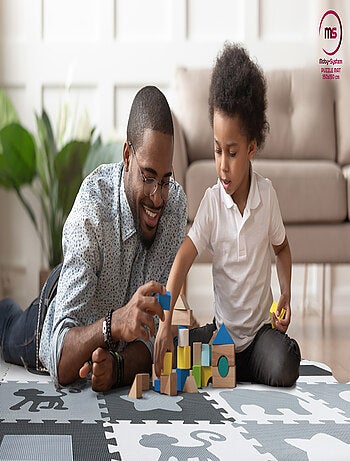 Tapete puzzle de espuma eva 150 x 150 cm para bebés, crianças e adultos