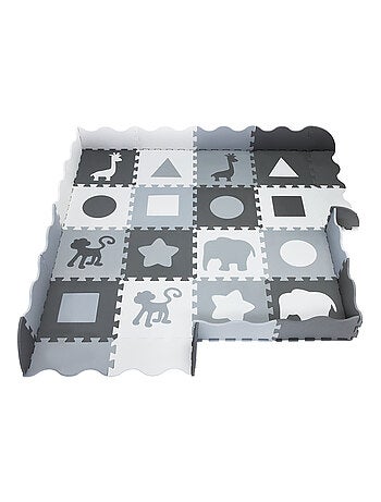 Tapete puzzle de espuma eva 150 x 150 cm para bebés, crianças e adultos