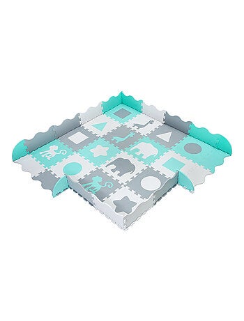 Tapete puzzle de espuma eva 150 x 150 cm para bebés, crianças e adultos