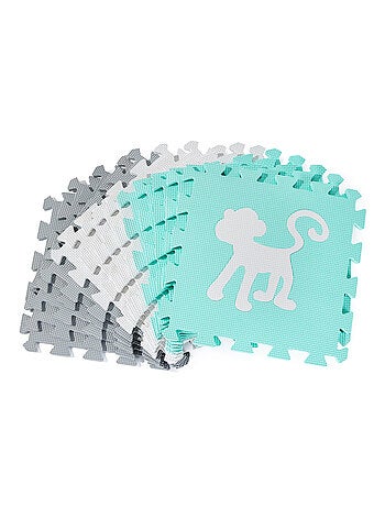 Tapete puzzle de espuma eva 150 x 150 cm para bebés, crianças e adultos