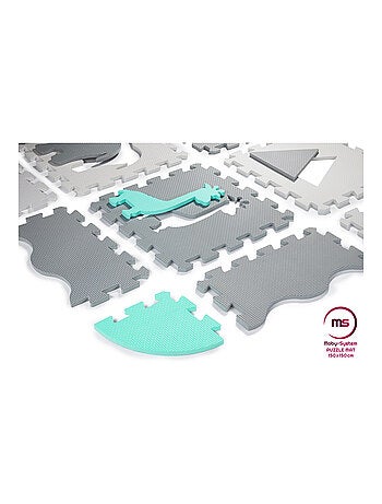Tapete puzzle de espuma eva 150 x 150 cm para bebés, crianças e adultos