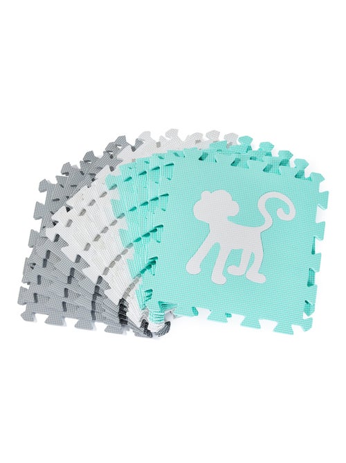Tapete puzzle de espuma eva 150 x 150 cm para bebés, crianças e adultos - Kiabi Tapete puzzle de espuma eva 150 x 150 cm para bebés, crianças e adultos - Kiabi