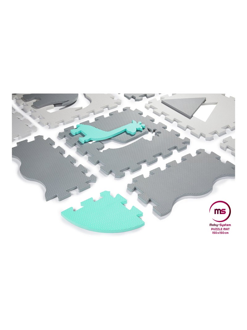 Tapete puzzle de espuma eva 150 x 150 cm para bebés, crianças e adultos N/D - Kiabi