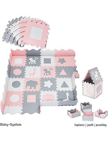 Tapete puzzle de espuma eva 150 x 150 cm para bebés, crianças e adultos