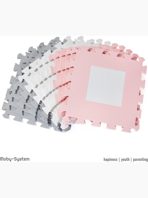 Tapete puzzle de espuma eva 150 x 150 cm para bebés, crianças e adultos - Kiabi Tapete puzzle de espuma eva 150 x 150 cm para bebés, crianças e adultos - Kiabi