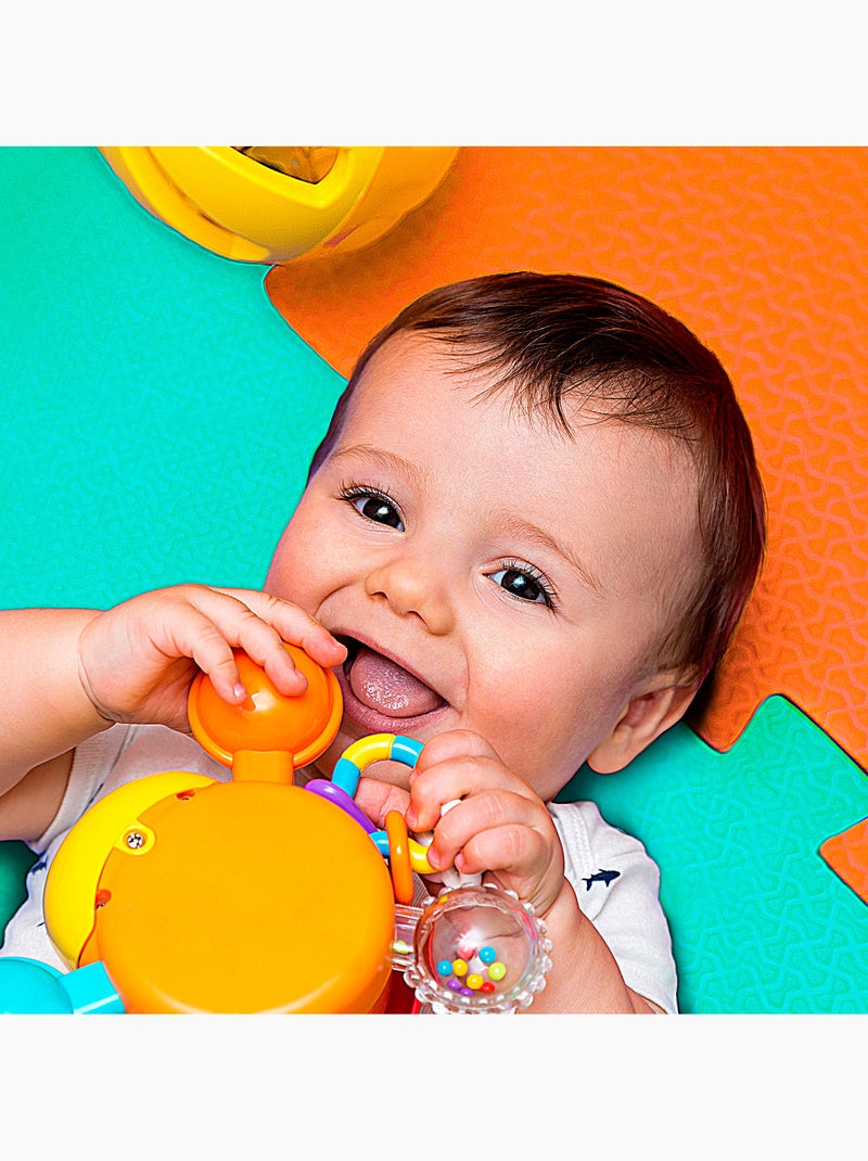 Tapete quebra-cabeça de espuma para bebês de 4 peças veículos c'baby N/D - Kiabi