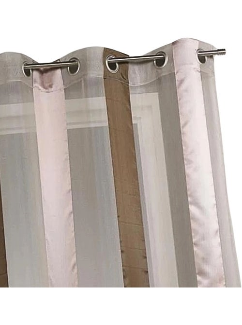 Tecido bicolor com riscas verticais - Kiabi Tecido bicolor com riscas verticais - Kiabi