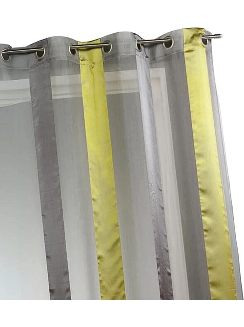 Tecido bicolor com riscas verticais - Kiabi Tecido bicolor com riscas verticais - Kiabi
