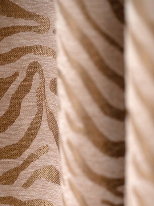 Tecido de chenille zebra para cortinas - Kiabi