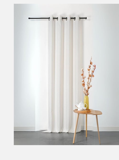 Tecido para cortinas m1, retardador de fogo, com meia-malha - Kiabi Tecido para cortinas m1, retardador de fogo, com meia-malha - Kiabi