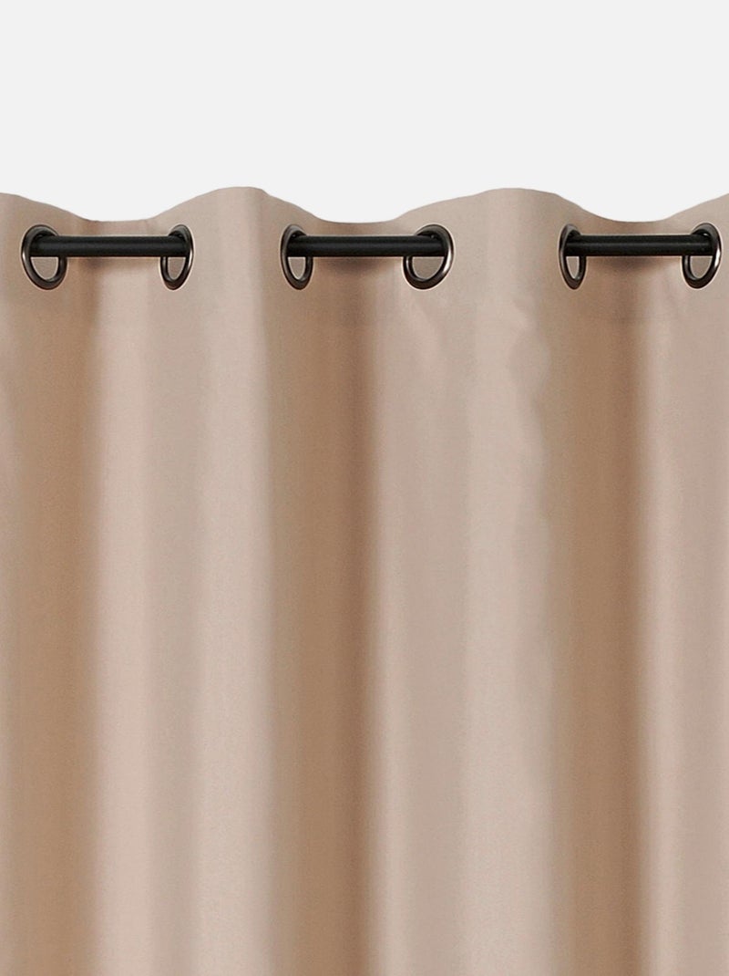 Tecido para cortinas m1, retardador de fogo, com meia-malha Ecru - Kiabi