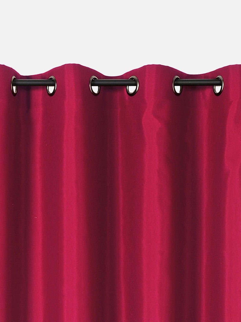 Tecido para cortinas m1, retardador de fogo, com meia-malha Rosa-fúcsia - Kiabi