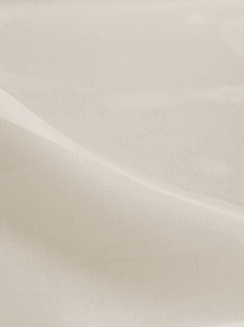 Tecido transparente com trança franzida Madeira natural - Kiabi