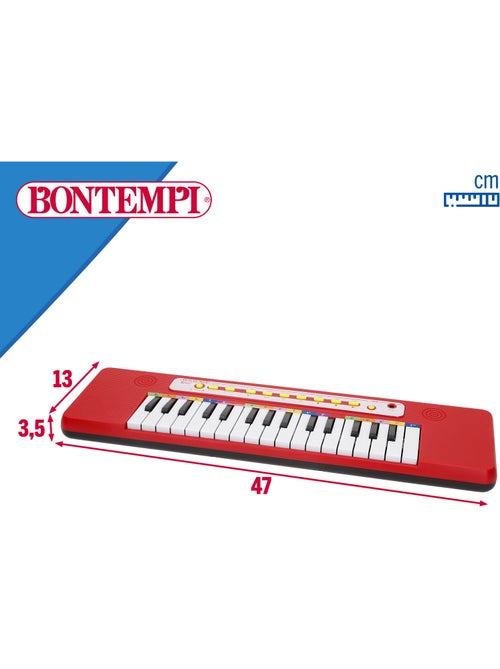 Teclado de piano eletrónico 32 teclas para crianças bontempi - Kiabi