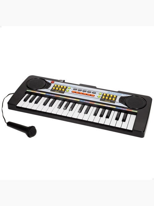 Teclado de piano eletrónico com microfone 37 teclas para crianças bontempi - Kiabi