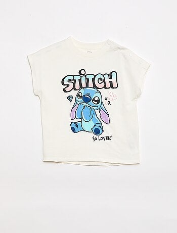 Tee-shirt de manga curta 'Stitch' - Coleção fácil de vestir