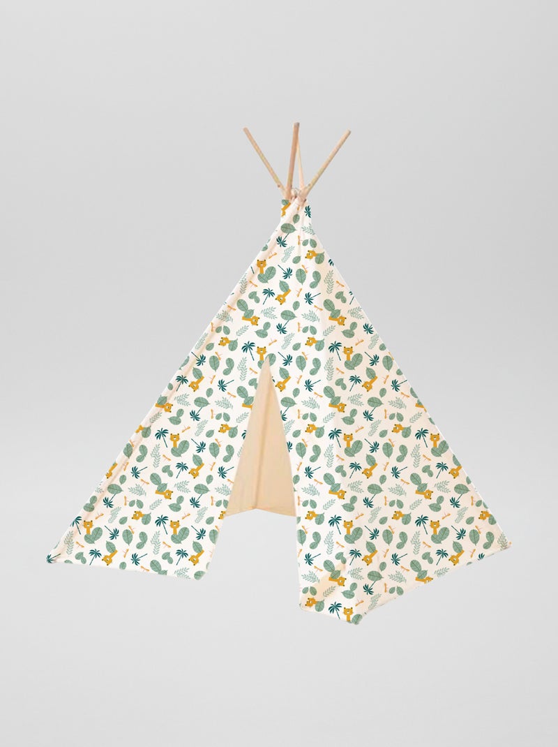 Tenda com estampado 'selva' BEGE - Kiabi