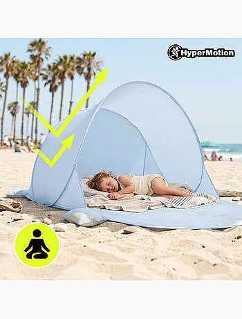 Tenda de praia pop-up hypermotion - abrigo leve e rápido para toda a família