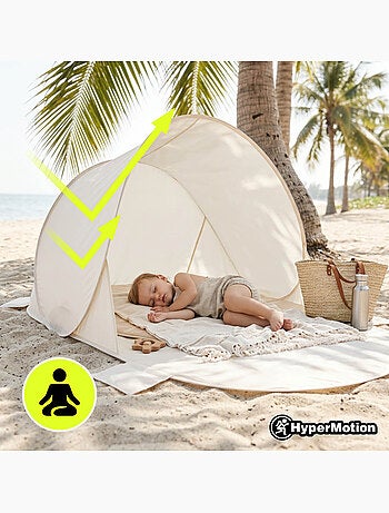 Tenda de praia pop-up hypermotion - abrigo leve e rápido para toda a família