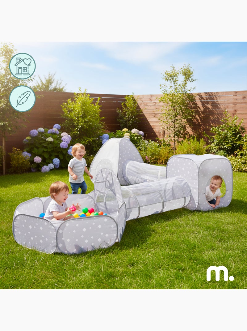 Tenda infantil pop up 5em1 2 tendas 2 tuneis piscina bolas mamabrum N/D - Kiabi