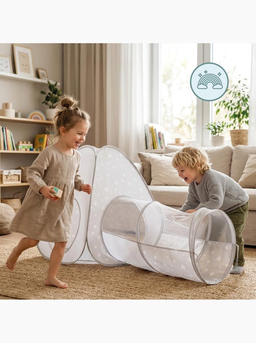 Tenda pop-up 2 em 1 mamabrum para crianças – tenda tipi e túnel de brincadeira - Kiabi