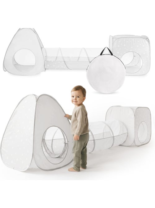 Tenda pop-up 3 em 1 mamabrum para crianças – tenda, cubo e túnel de brincadeira - Kiabi