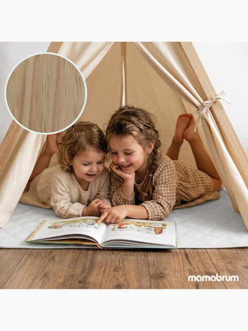 Tenda tipi de jogo madeira crianças 110x90x120cm mamabrum - Kiabi Tenda tipi de jogo madeira crianças 110x90x120cm mamabrum - Kiabi