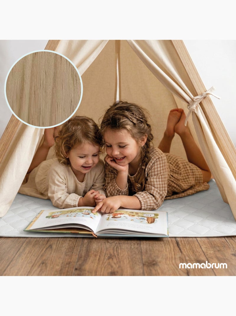 Tenda tipi de jogo madeira crianças 110x90x120cm mamabrum N/D - Kiabi