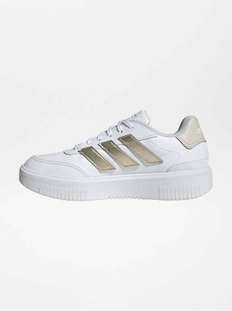 Ténis 'adidas' 'courtblock' Branco - Kiabi