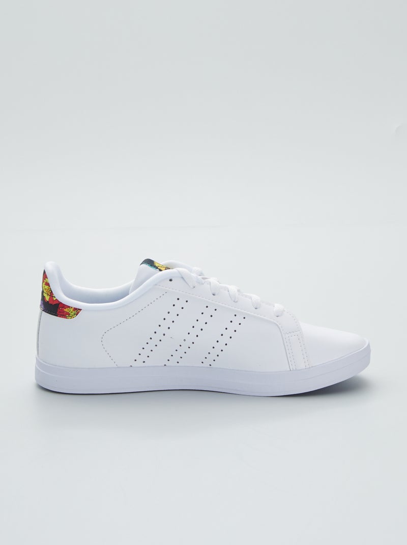 Ténis 'Adidas Courtpoint Base' estampadas BRANCO - Kiabi