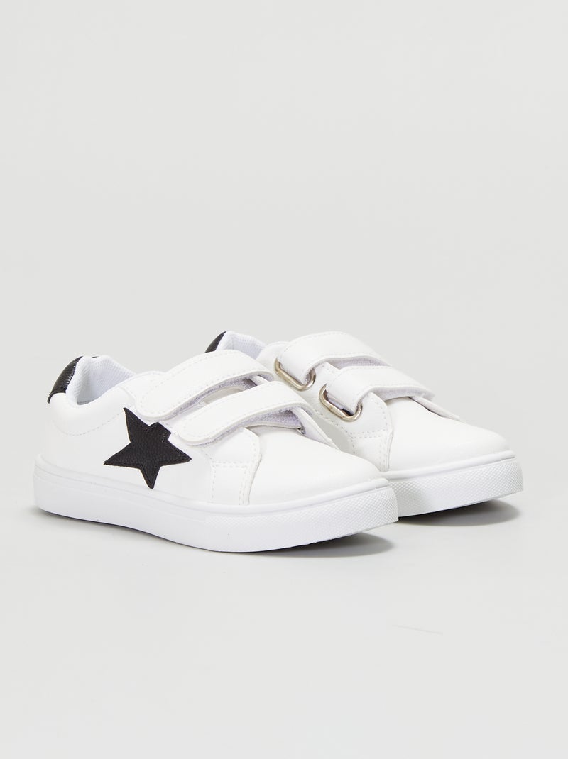 Ténis brancos com estrela BRANCO - Kiabi