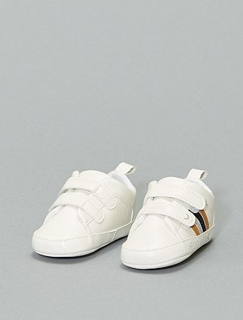 Ténis brilhantes com tiras de velcro - Kiabi