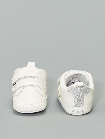 Ténis brilhantes com tiras de velcro - Kiabi