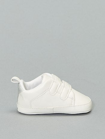 Ténis brilhantes com tiras de velcro - Kiabi