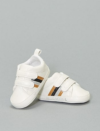 Ténis brilhantes com tiras de velcro - Kiabi