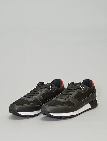 Ténis casuais bi-matéria - Kiabi