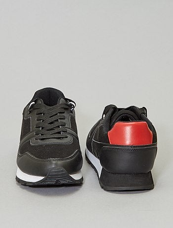 Ténis casuais bi-matéria - Kiabi