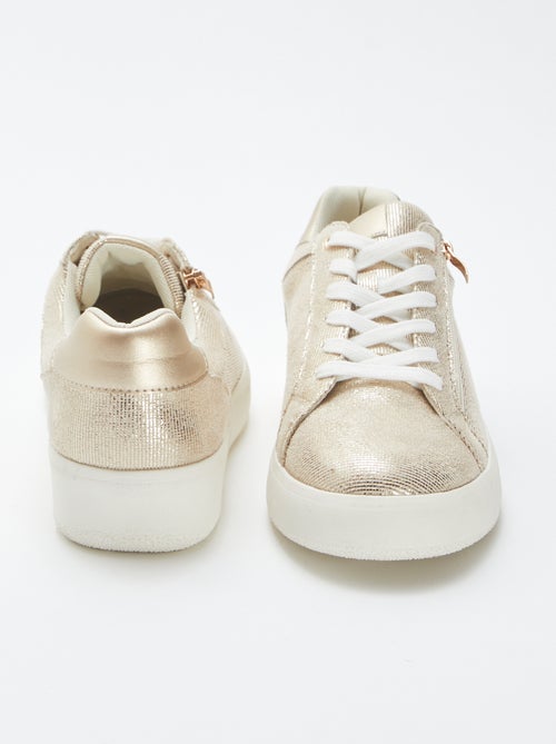 Ténis com efeito brilhante - Kiabi